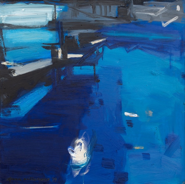 &ldquo;Baseins&rdquo; III. Audekls/eļļa.&nbsp; &ldquo;Swimming-pool&rdquo; III. Canvas/oil.