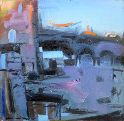 Ronciglione. Itālija. Audekls / eļļa, 85x85 cm Ronciglione. Italie. Canvas / oil, 85x85 cm