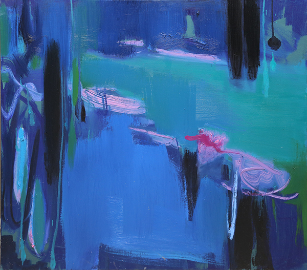 &ldquo;Vir&scaron;i&rdquo;, canvas/oil, 90x90 &ldquo;Heather&rdquo;, canvas/oil, 90x90